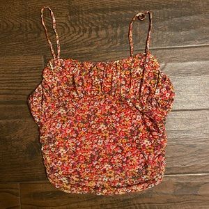 floral print boutique tank top